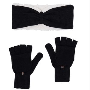 Bearpaw ear warmer and gloves